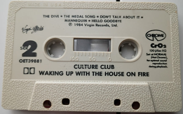 Culture Club : Waking Up With The House On Fire (Cass, Album, Chr)