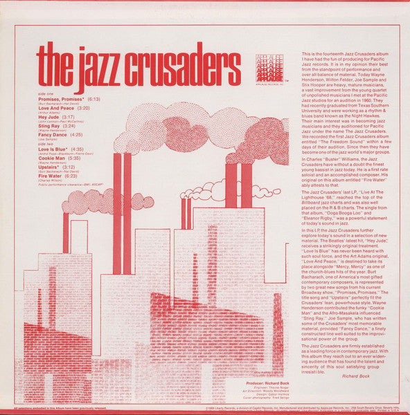The Crusaders : Powerhouse (LP, Album, RE)