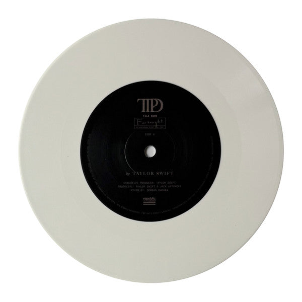Taylor Swift Featuring Post Malone : Fortnight (7", RSD, Single, Whi)