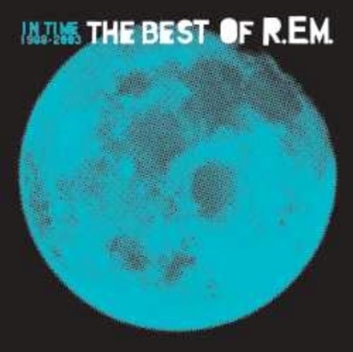 the album cover for R.E.M. - In Time: The Best Of R.E.M. 1988-2003