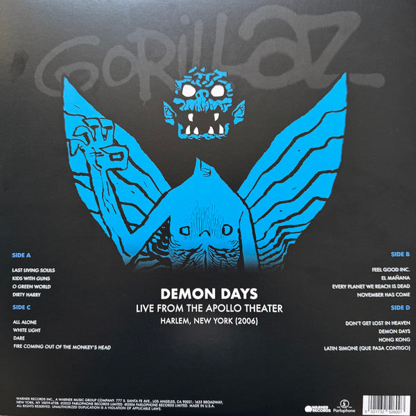 Gorillaz : Demon Days (Live From The Apollo Theater) (2xLP, Album, RSD, Ltd, Red)