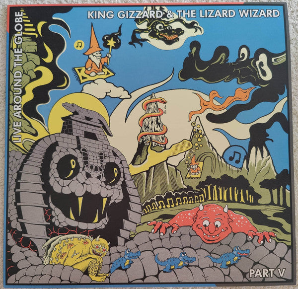King Gizzard And The Lizard Wizard : Live Around The Globe Part V (LP, RSD, Comp, Ltd, Num, Tra)