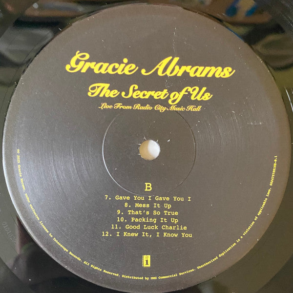 Gracie Abrams : The Secret Of Us (Live From Radio City Music Hall) (2xLP, RSD)