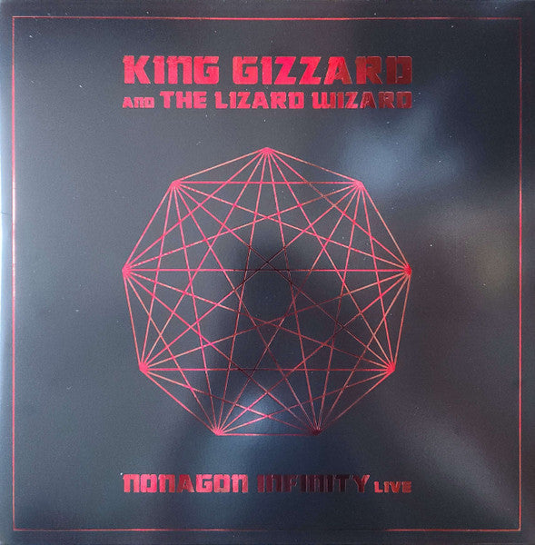 King Gizzard And The Lizard Wizard : Nonagon Infinity Live (2x12", Shape, Comp, Cle)