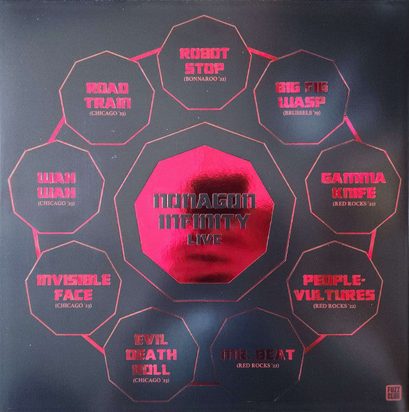 King Gizzard And The Lizard Wizard : Nonagon Infinity Live (2x12", Shape, Comp, Cle)