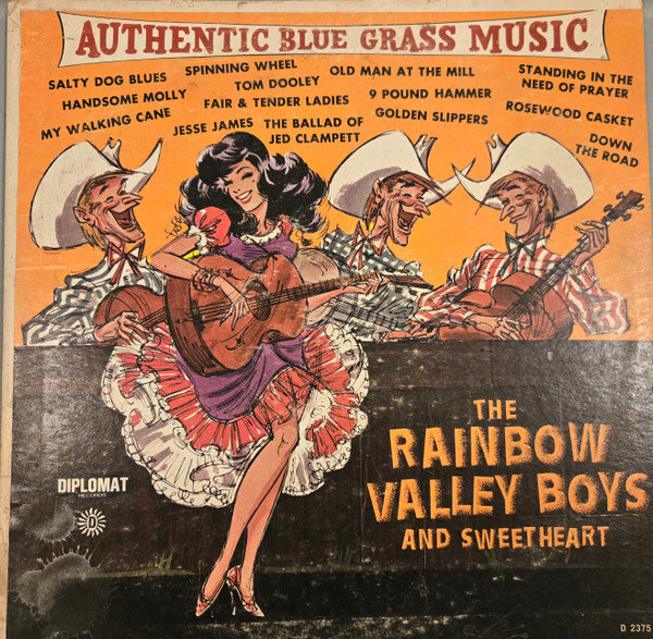 The Rainbow Valley Boys & Sweetheart : Authentic Bluegrass Music (LP, Album, Mono)