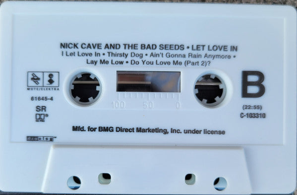 Nick Cave & The Bad Seeds : Let Love In (Cass, Album, Club)