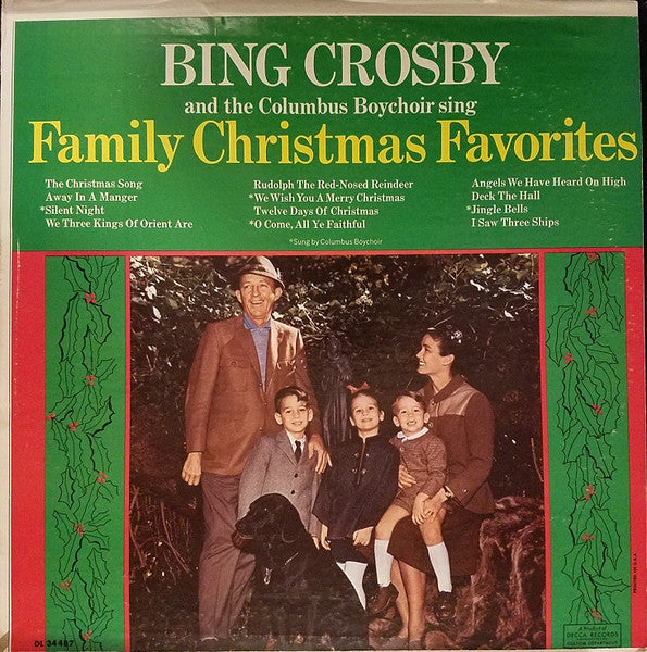 Bing Crosby And The Columbus Boychoir : Bing Crosby And The Columbus Boychoir Sing Family Christmas Favorites (LP, Comp, Ltd)