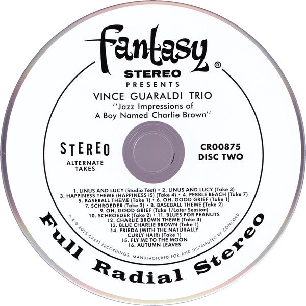 Vince Guaraldi Trio : Jazz Impressions Of "A Boy Named Charlie Brown" (CD, Album, RE, RM + CD, RM)