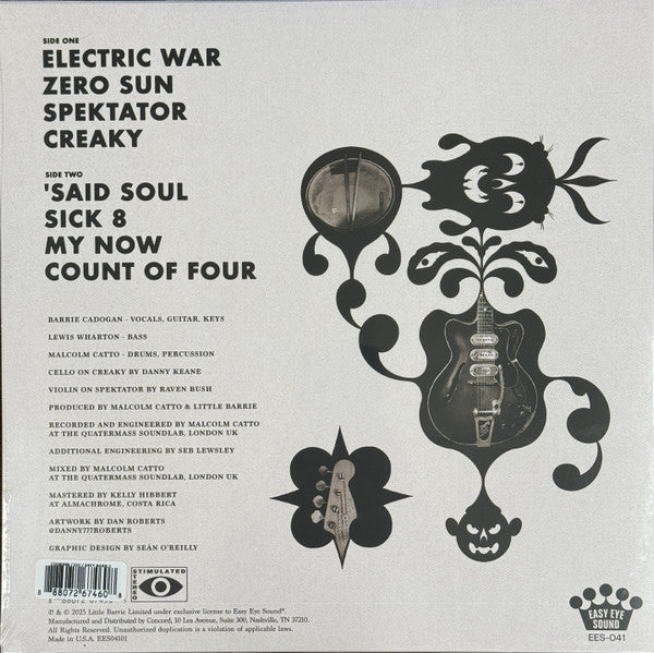 Little Barrie & Malcom Catto : Electric War (LP, Album, Ltd, Gre)