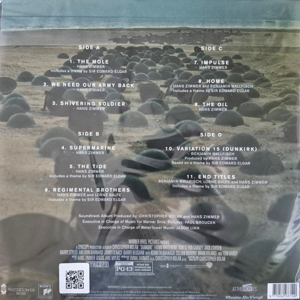 Hans Zimmer : Dunkirk (Original Motion Picture Soundtrack) (2xLP, Album, Dlx, Ltd, Num, Dar)