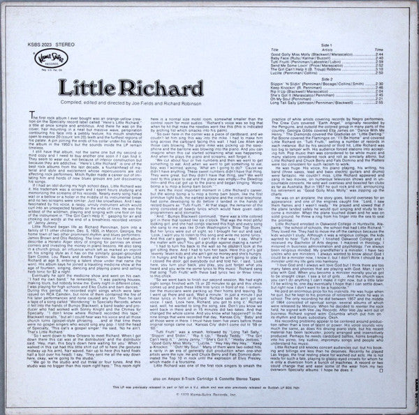 Little Richard : Little Richard (LP, Album, RE, Son)
