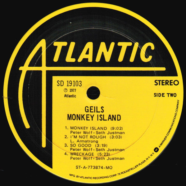 Geils* : Monkey Island (LP, Album, MO )