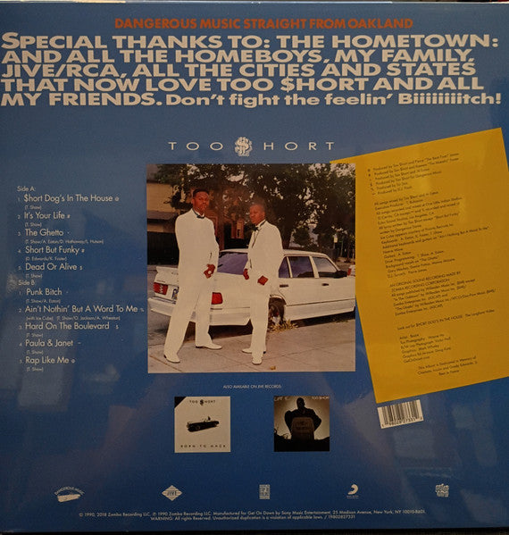 Too Short : Short Dog's In The House (LP, Album, RE, Blu)