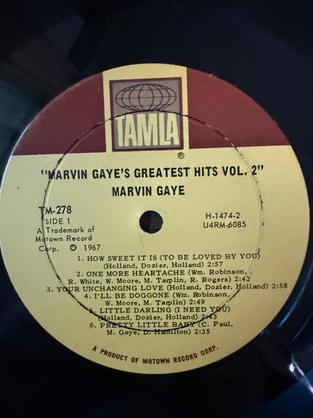 Marvin Gaye : Marvin Gaye's Greatest Hits Volume. 2 (LP, Comp, Mono)