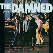 the album cover for The Damned - Machine Gun Etiquette