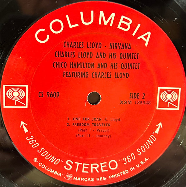Charles Lloyd : Nirvana (LP, Album, Pit)