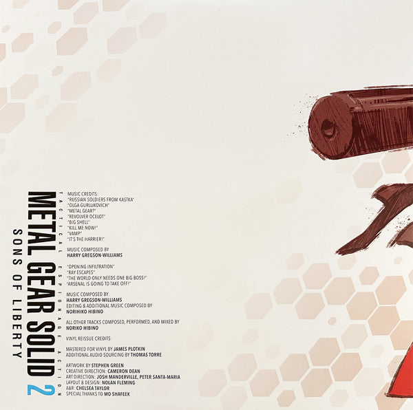 Konami Digital Entertainment : Metal Gear Solid 2: Sons Of Liberty - Original Video Game Soundtrack (3xLP, Album, Spl)