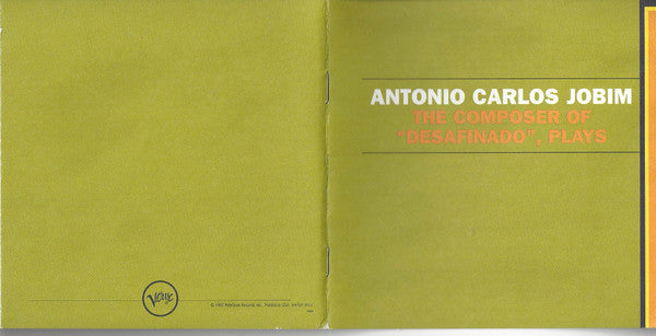 Antonio Carlos Jobim : The Composer Of "Desafinado", Plays (CD, Album, RE, RM, Dig)