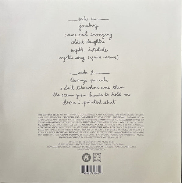 The Wonder Years : Burst & Decay (Volume III) (LP, Album, Ltd, Whi)