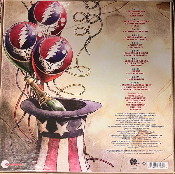 The Grateful Dead : Live At The Cow Palace, New Year's Eve 1976 (5xLP, Ltd, RE, RP, 180 + Box)