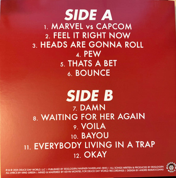 RDGLDGRN : The RED Album (LP)