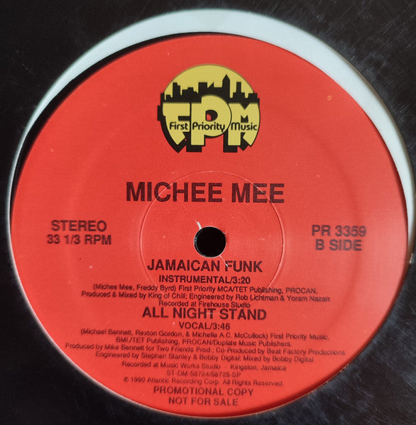 Michee Mee* : Jamaican Funk (12", Promo)