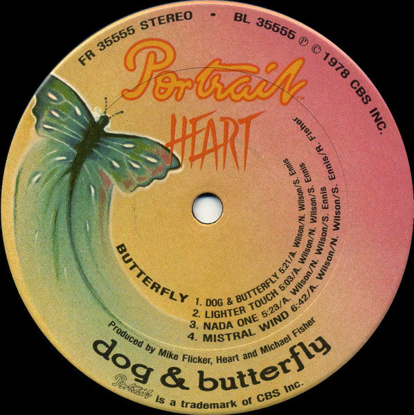Heart : Dog & Butterfly (LP, Album, Promo, San)
