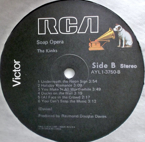 The Kinks : Soap Opera (LP, Album, RE)