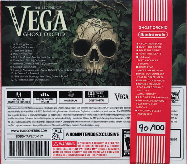 Vega7 The Ronin x Machacha : The Ghost Orchid (CD, Album, Ltd, Num, Dig + CDr, Album, Ltd, Num, D)