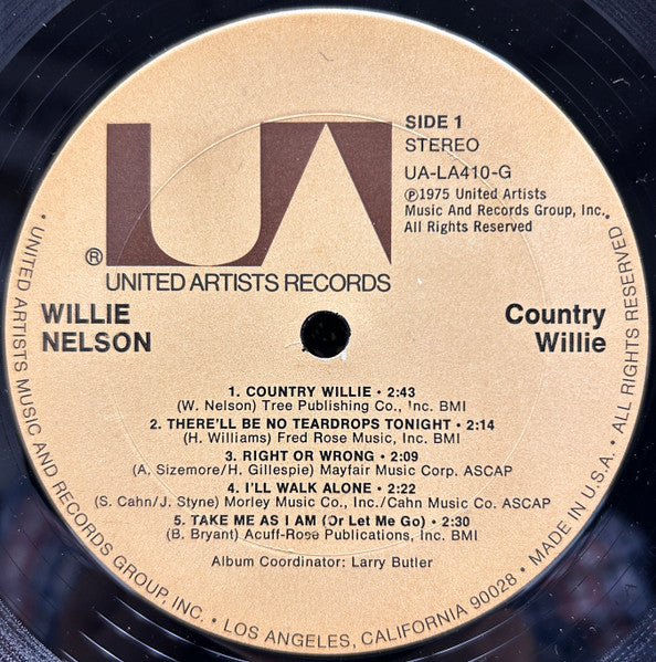 Willie Nelson : Country Willie (LP, Comp, Mono, Ter)