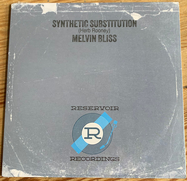 Melvin Bliss : Synthetic Substitution (7")