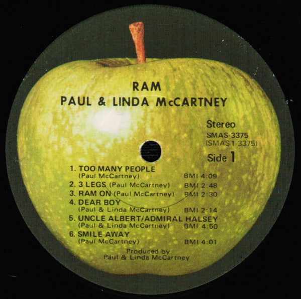 Paul & Linda McCartney : Ram (LP, Album, Los)