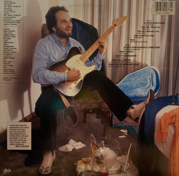 Merle Haggard : A Friend In California (LP, Album)