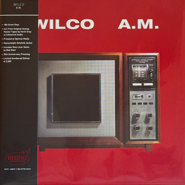 Wilco : A.M. (LP, Album, Ltd, Num, RE, 180)