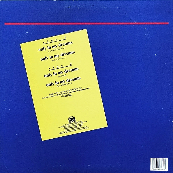 Debbie Gibson : Only In My Dreams (12", SP,)