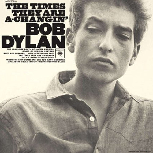 the album cover for Bob Dylan - The Times They Are A-Changin' [Import Vinyl]