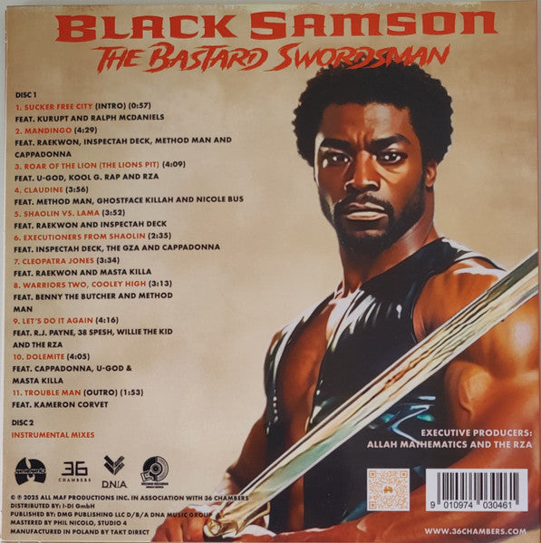 Wu-Tang Clan X Allah Mathematics : Black Samson, The Bastard Swordsman (2xCD, Album, Dlx)