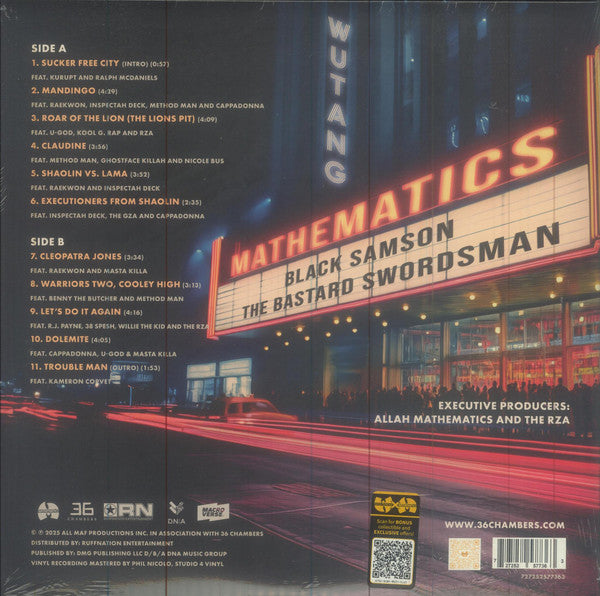 Wu-Tang* X Mathematics* : Black Samson, The Bastard Swordsman (LP, Album, 180)