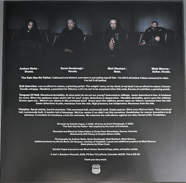 Suicide Cages : Live Without (12", EP, Bla)