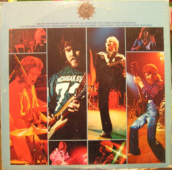 Bachman-Turner Overdrive : Not Fragile (LP, Album, San)