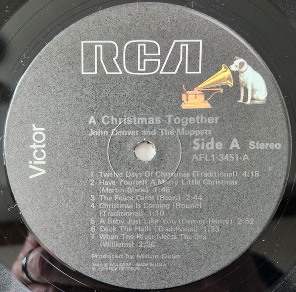 John Denver And The Muppets : A Christmas Together (LP, Album, Ind)