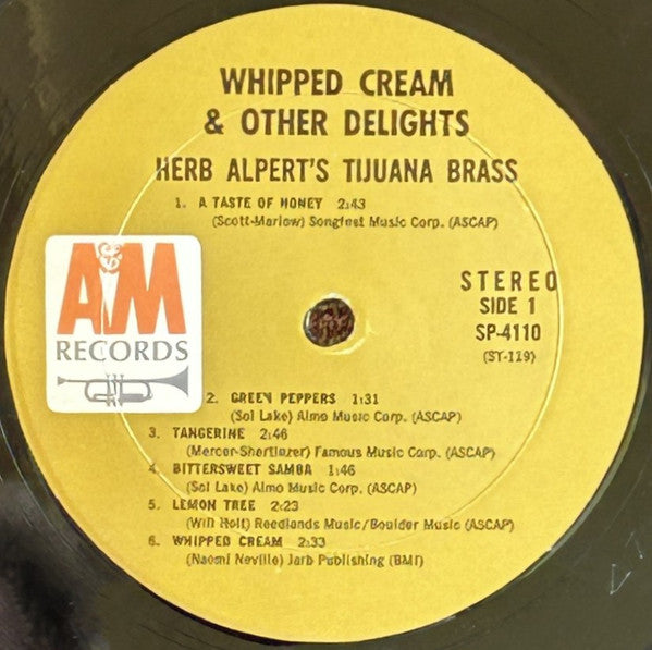 Herb Alpert's Tijuana Brass* : Whipped Cream & Other Delights (LP, Album, RP, Mon)