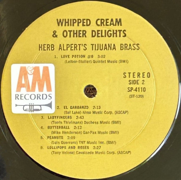 Herb Alpert's Tijuana Brass* : Whipped Cream & Other Delights (LP, Album, RP, Mon)