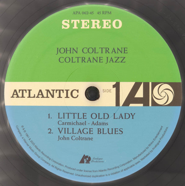 John Coltrane : Coltrane Jazz (2x12", Album, Ltd, Num, RE, 180)