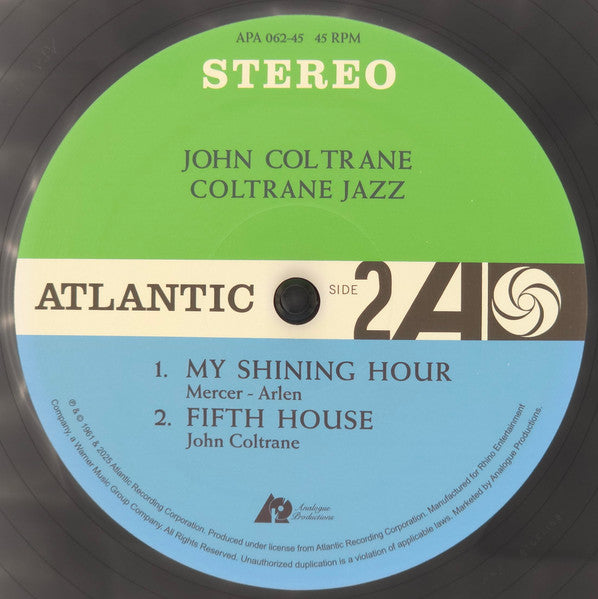 John Coltrane : Coltrane Jazz (2x12", Album, Ltd, Num, RE, 180)