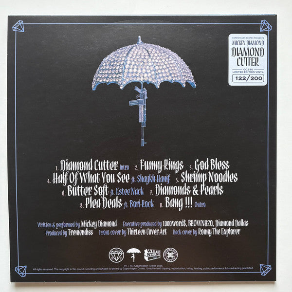 現行アングラMickey Diamond DIAMOND CUTTER 限定盤 Diamond Cutter (LP) | Mickey Diamond | Copenhagen Crates