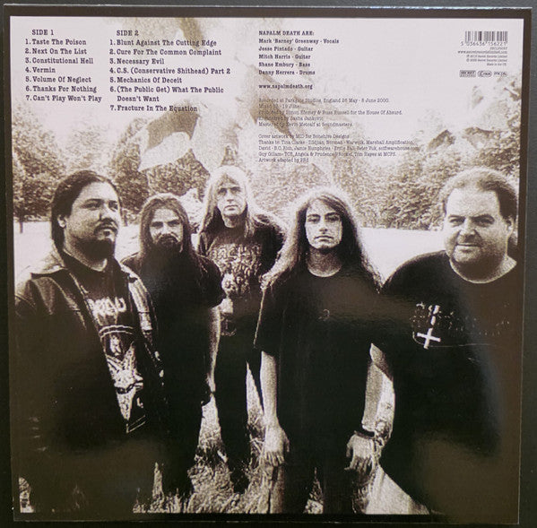 Napalm Death : Enemy Of The Music Business (LP, Album, RE, Yel)