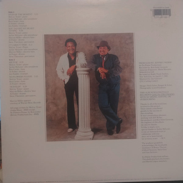 McCoy Tyner & Jackie McLean : It's About Time (LP, Album)