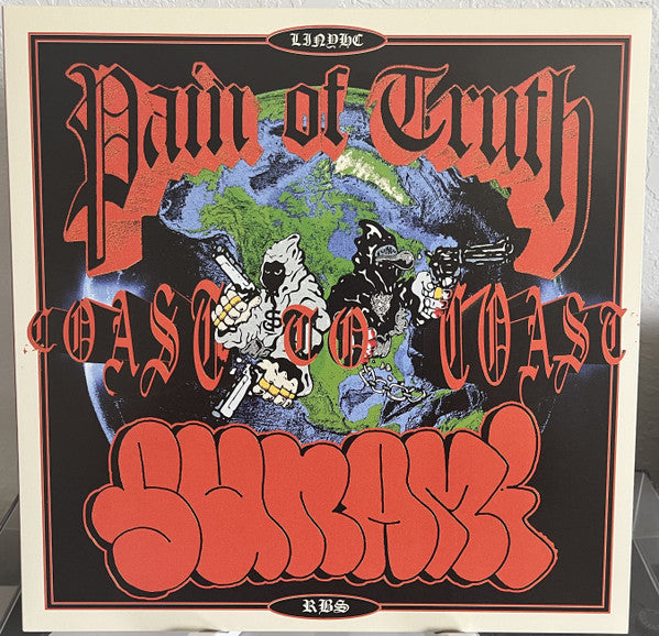 Pain Of Truth (2), Sunami (2) : Coast To Coast Split EP (12", S/Sided, EP, Ltd, Hal)